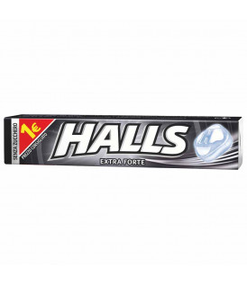 HALLS S/ZUCCH.EXTRAFORTE NERE